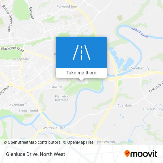 Glenluce Drive map