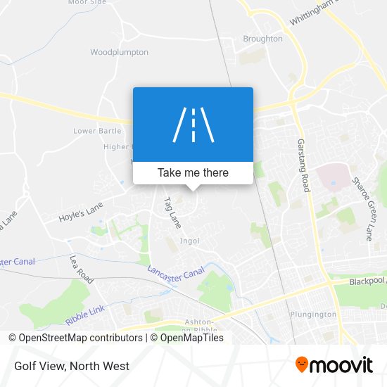 Golf View map