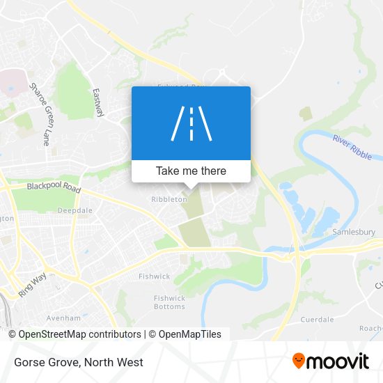 Gorse Grove map