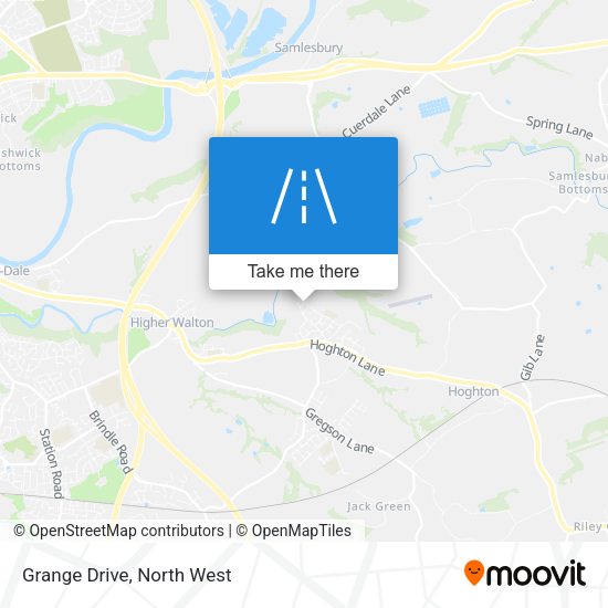 Grange Drive map