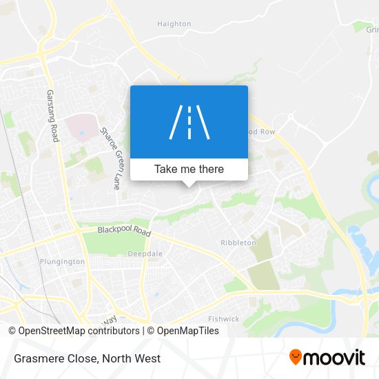 Grasmere Close map