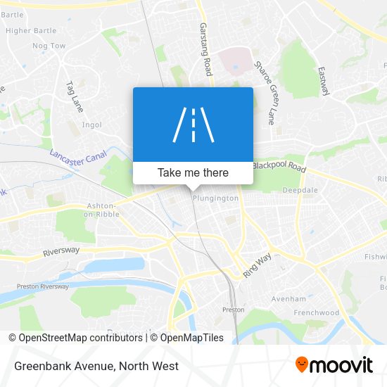 Greenbank Avenue map