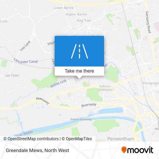 Greendale Mews map