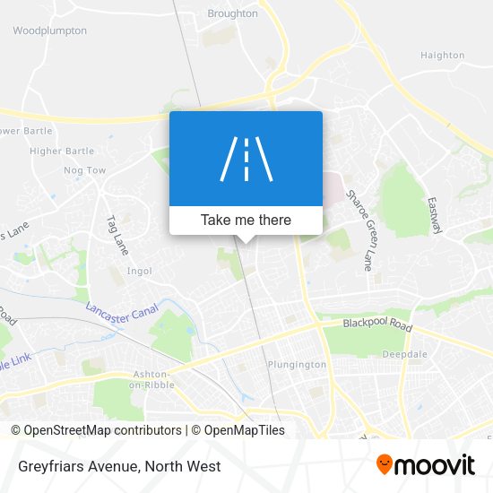 Greyfriars Avenue map