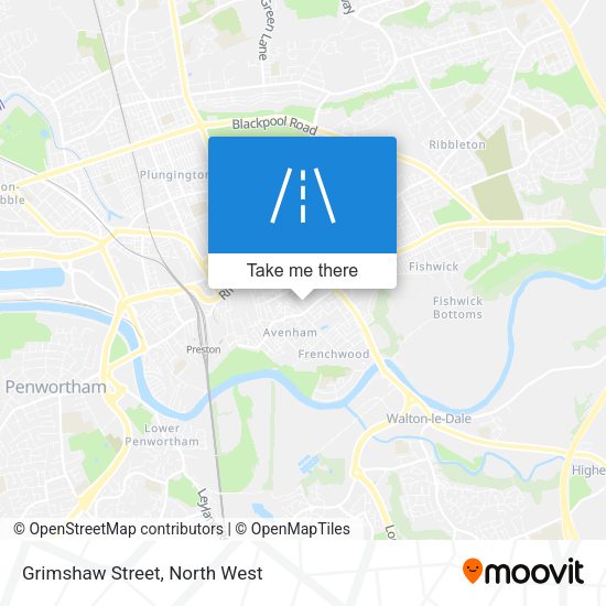 Grimshaw Street map