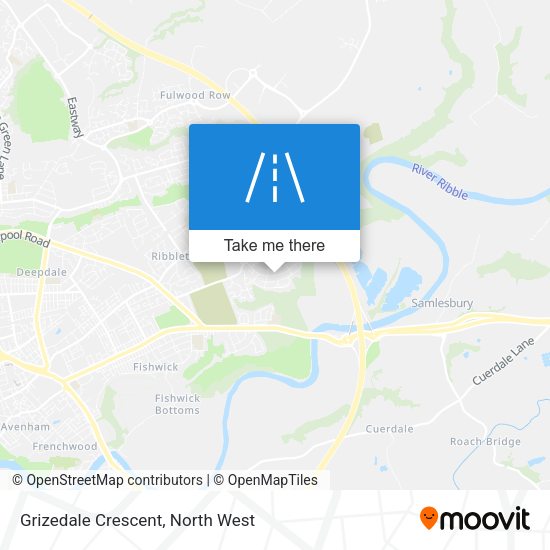 Grizedale Crescent map