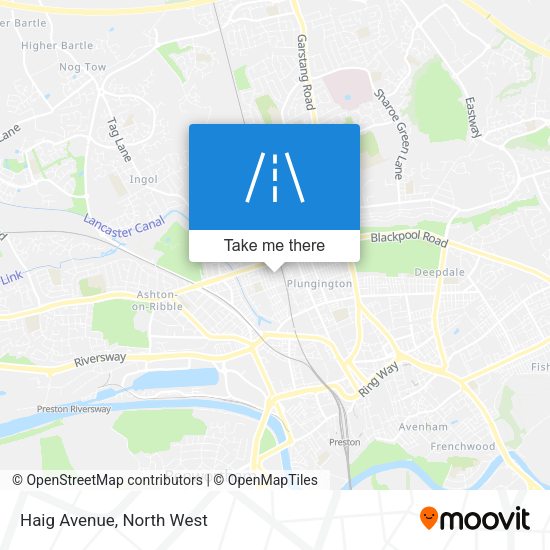 Haig Avenue map