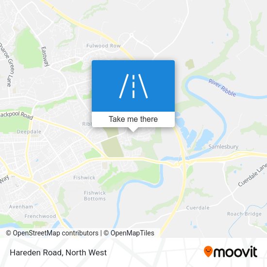 Hareden Road map