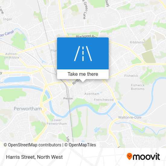 Harris Street map