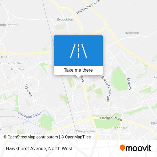 Hawkhurst Avenue map