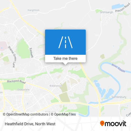 Heathfield Drive map