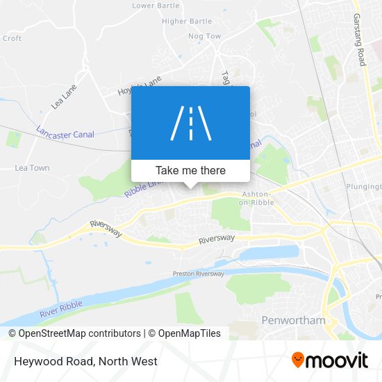 Heywood Road map