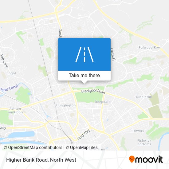 Higher Bank Road map