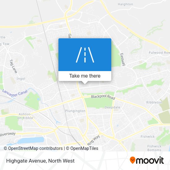 Highgate Avenue map
