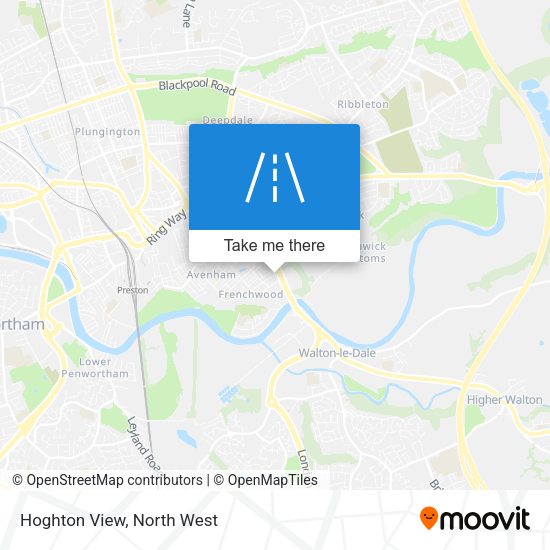 Hoghton View map