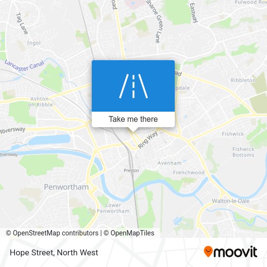 Hope Street map