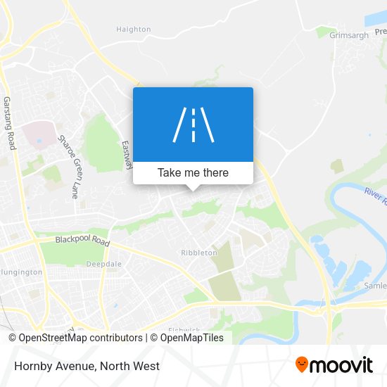 Hornby Avenue map