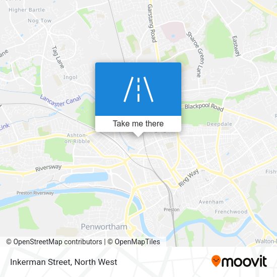 Inkerman Street map