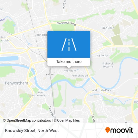 Knowsley Street map