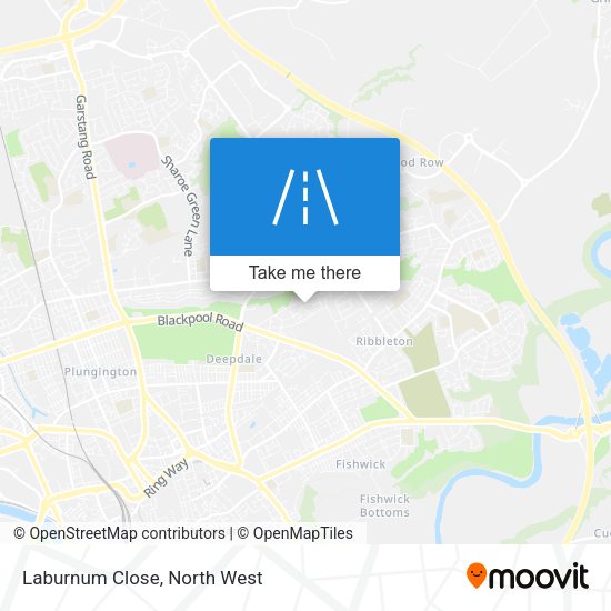 Laburnum Close map