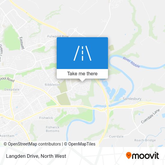 Langden Drive map