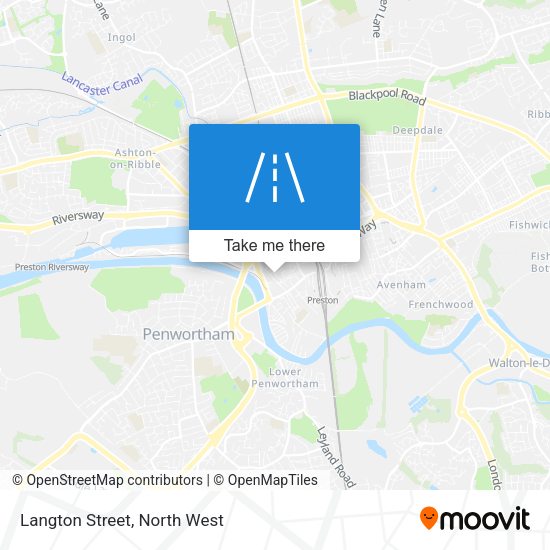 Langton Street map