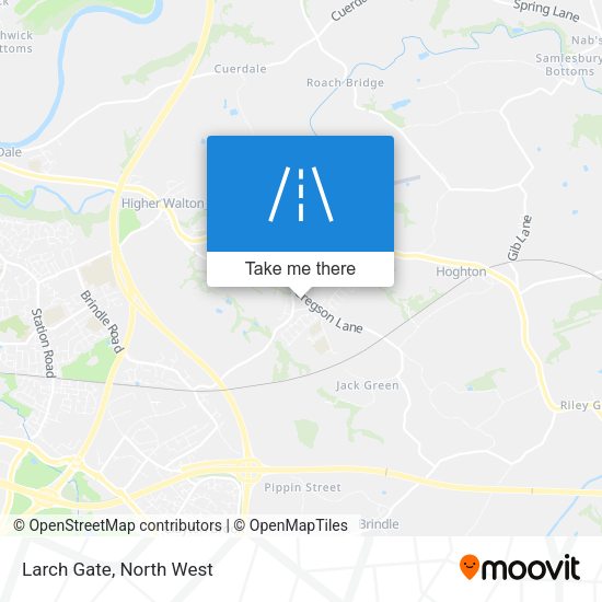 Larch Gate map