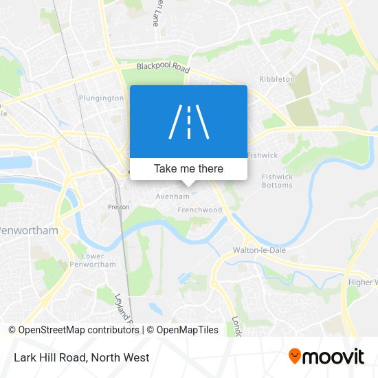 Lark Hill Road map