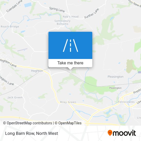 Long Barn Row map
