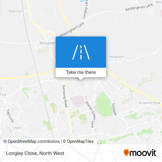 Longley Close map