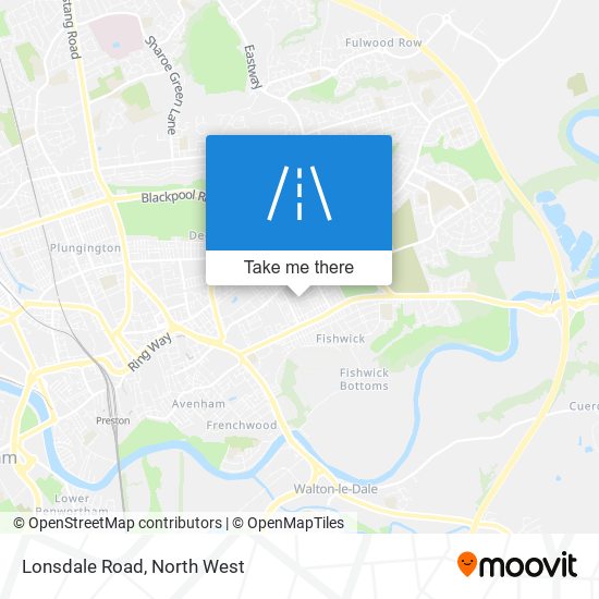 Lonsdale Road map