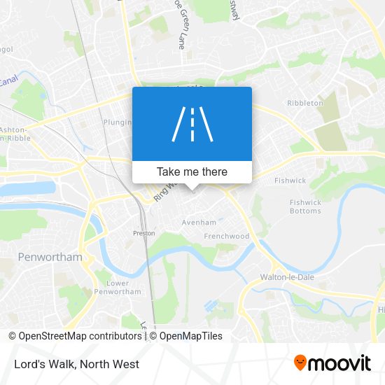 Lord's Walk map