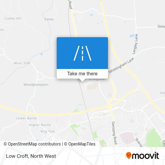 Low Croft map
