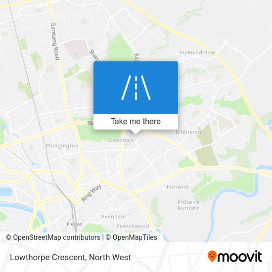 Lowthorpe Crescent map