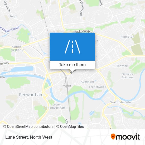 Lune Street map