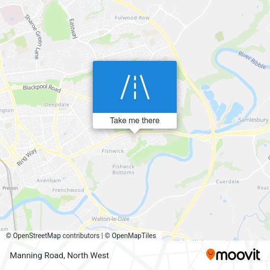 Manning Road map