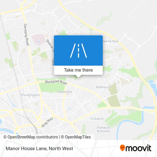 Manor House Lane map