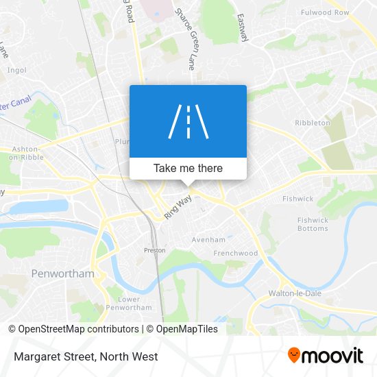 Margaret Street map