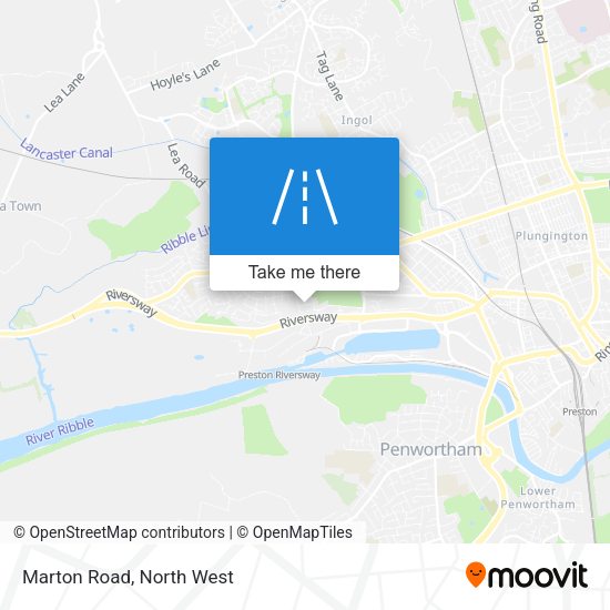 Marton Road map