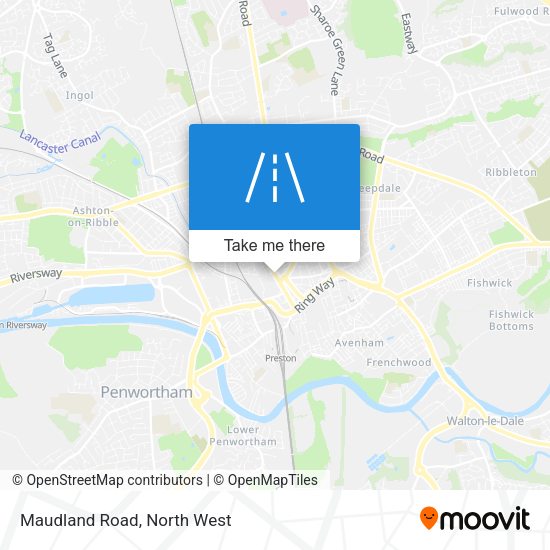 Maudland Road map