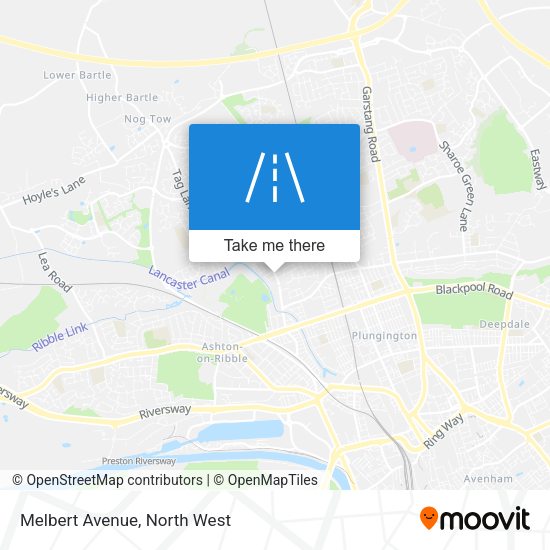 Melbert Avenue map