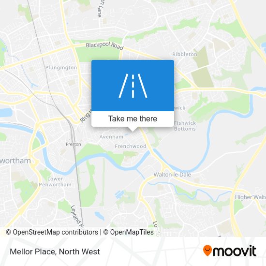 Mellor Place map