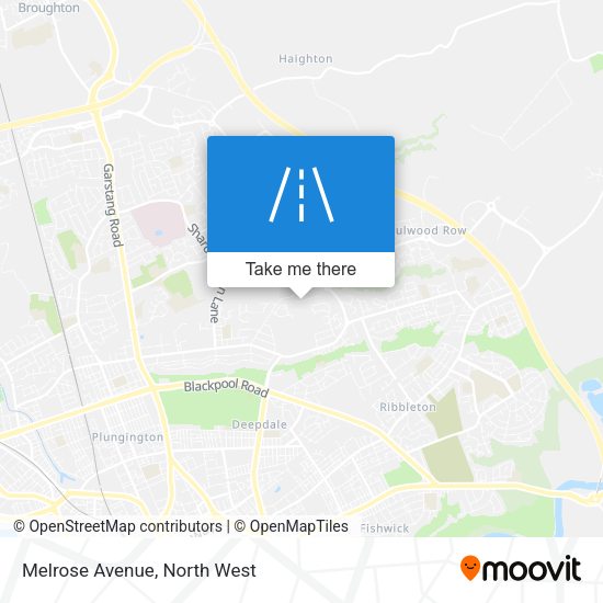 Melrose Avenue map