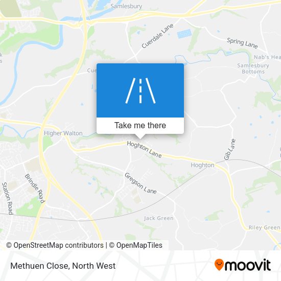 Methuen Close map