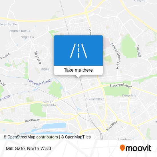 Mill Gate map