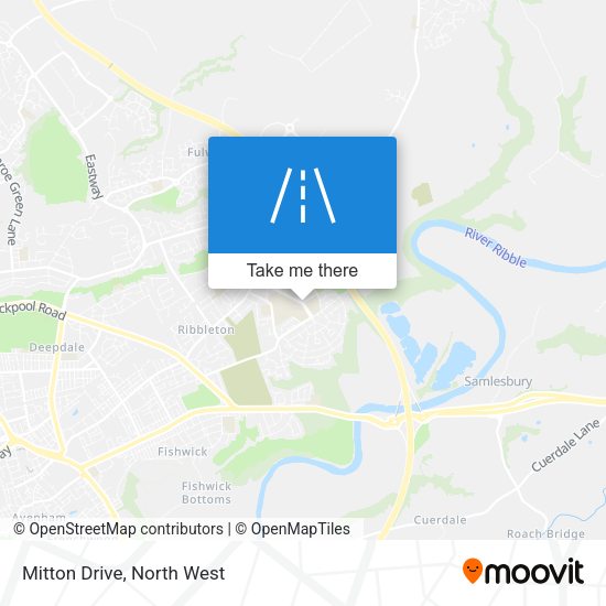 Mitton Drive map