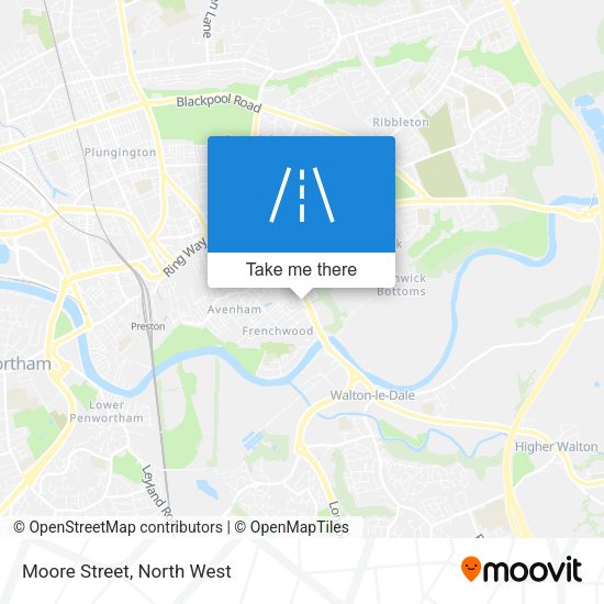 Moore Street map