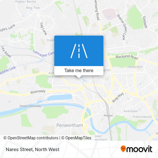 Nares Street map