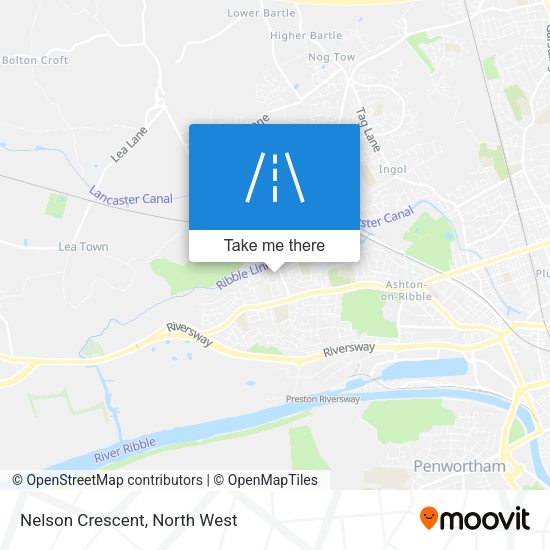 Nelson Crescent map
