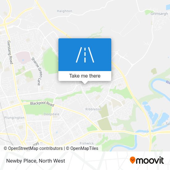 Newby Place map
